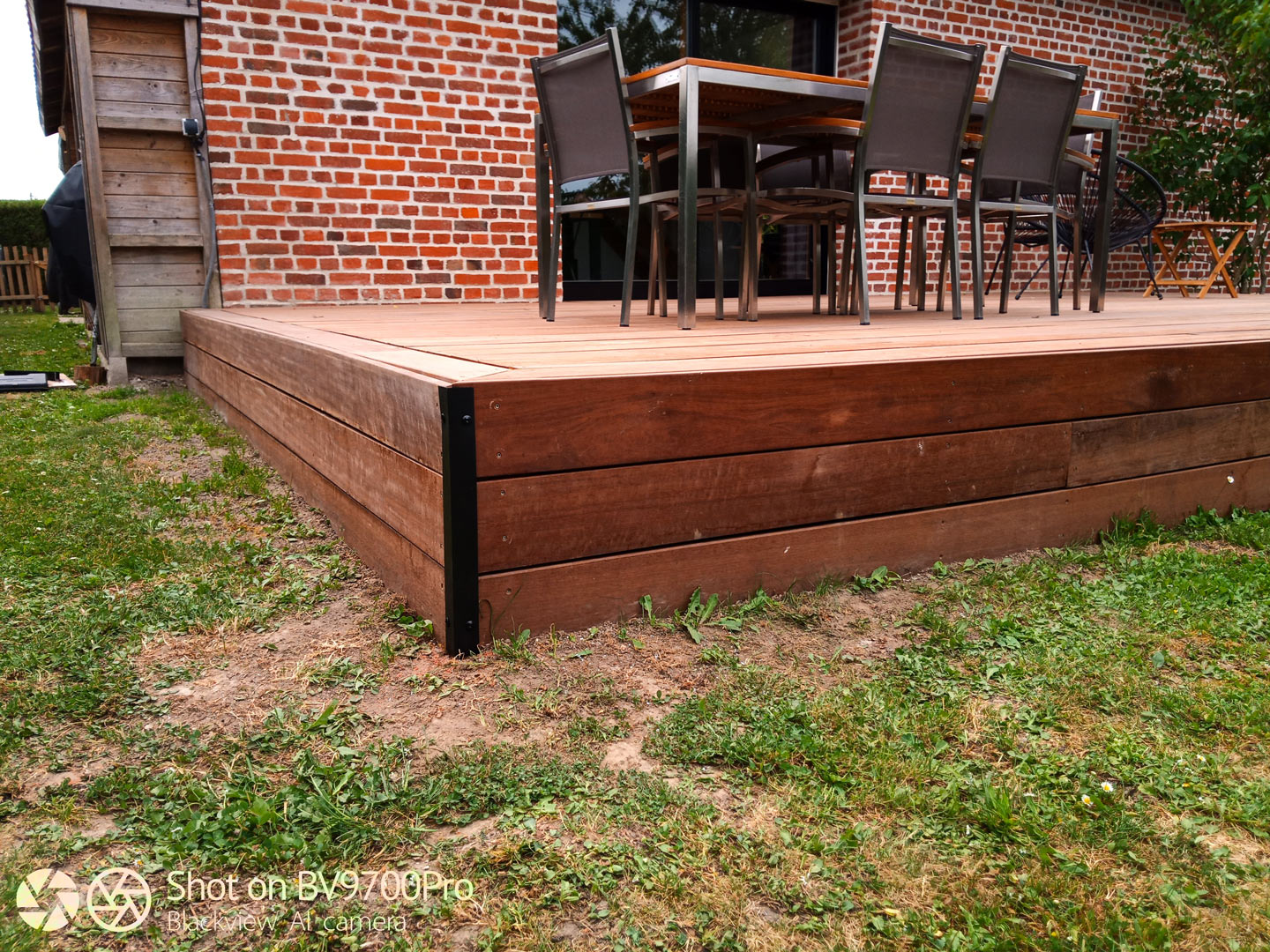 Terrasse en bois Massaranduba à Rumegies